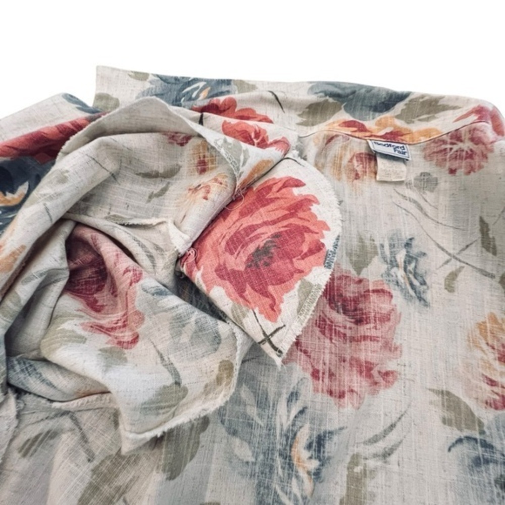 Vintage Bedford Fair Floral Blazer Jacket Long Sleeves Pockets Size 14 USA‎ Made - Picture 4 of 13